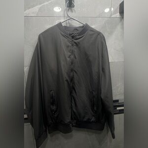 Men's Charcoal Bomber Jacket